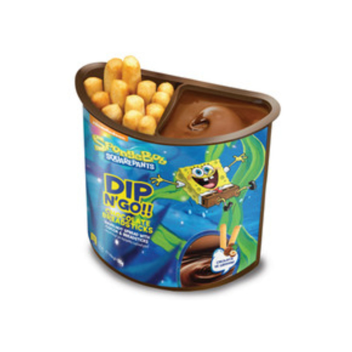 DIP N'GO - SPONGEBOOB BREADSTICKS WITH HAZELNUT COCOA CREAM