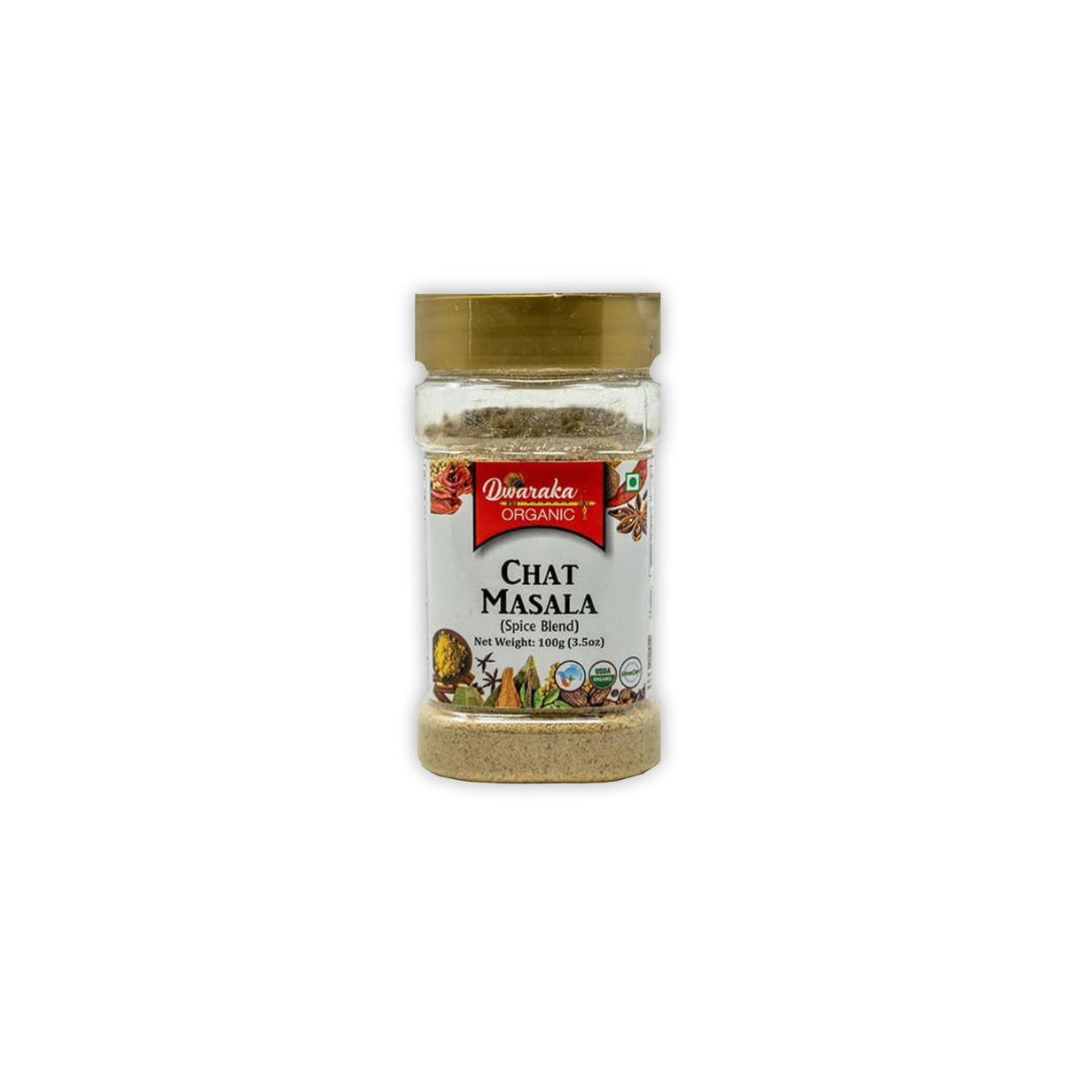 DWARAKA ORGANIC CHAT MASALA (100GM)