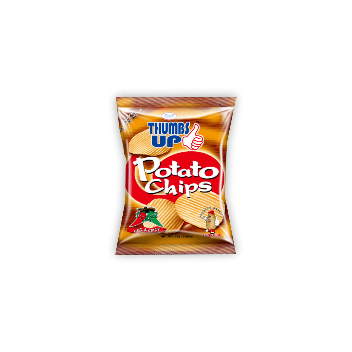 FMF THUMBS UP POTATO CHIPS HOT & SPICY