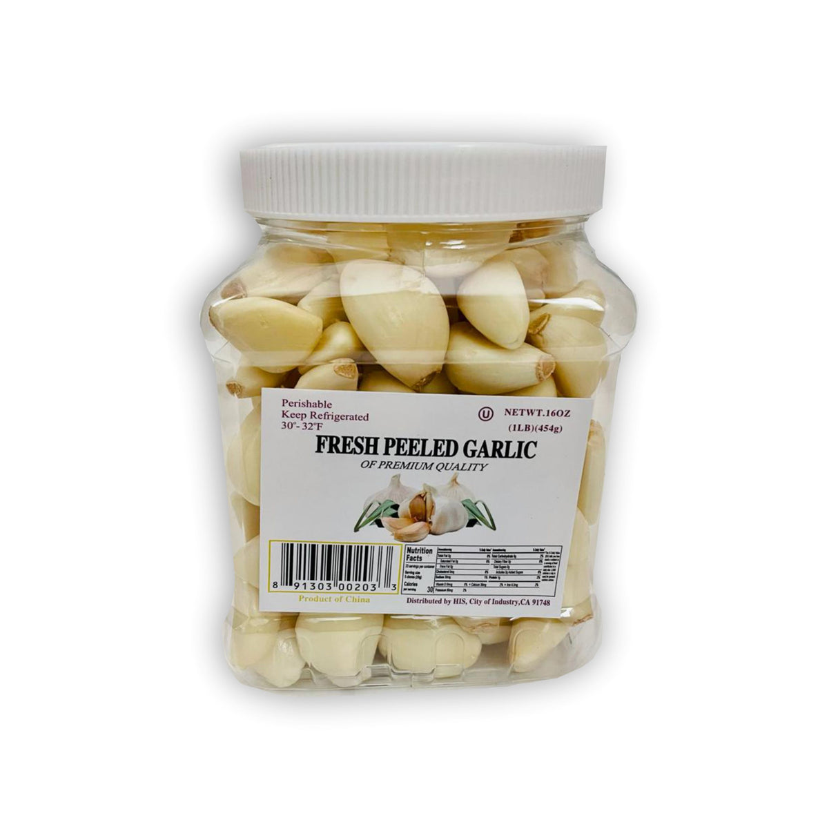 FRESH PEELED GARLIC