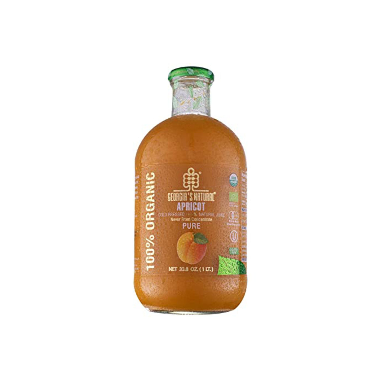 GEORGIA'S NATURAL ORGANIC APRICOT JUICE 1LTR