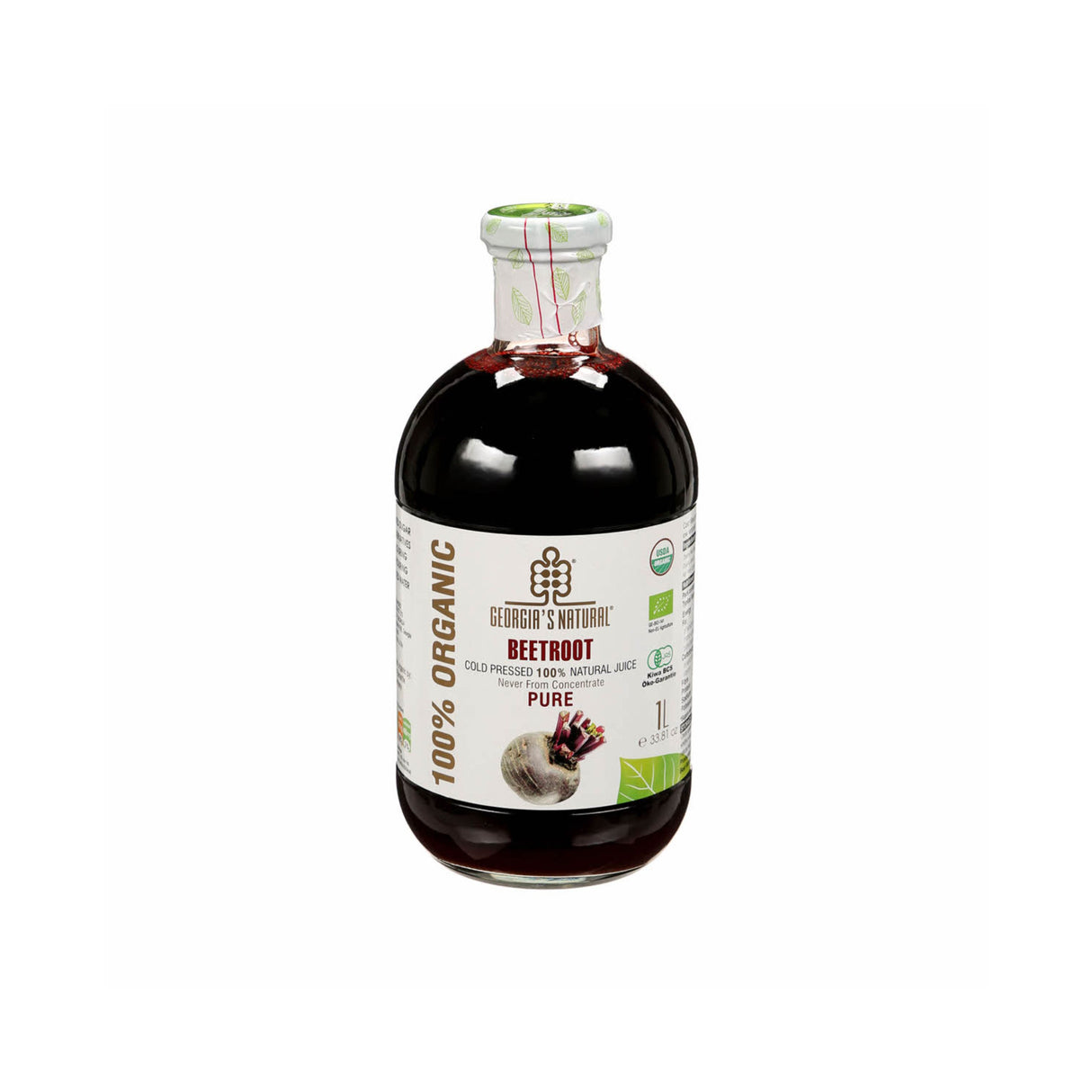 GEORGIA'S NATURAL ORGANIC BEETROOT JUICE 1LTR