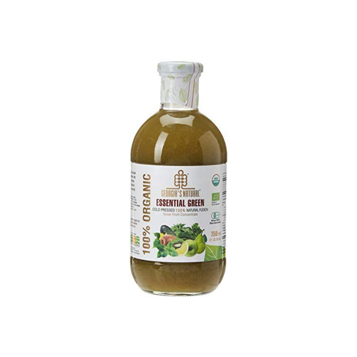 GEORGIA'S NATURAL ORGANIC ESSENTIAL GREEN JUICE 1LTR