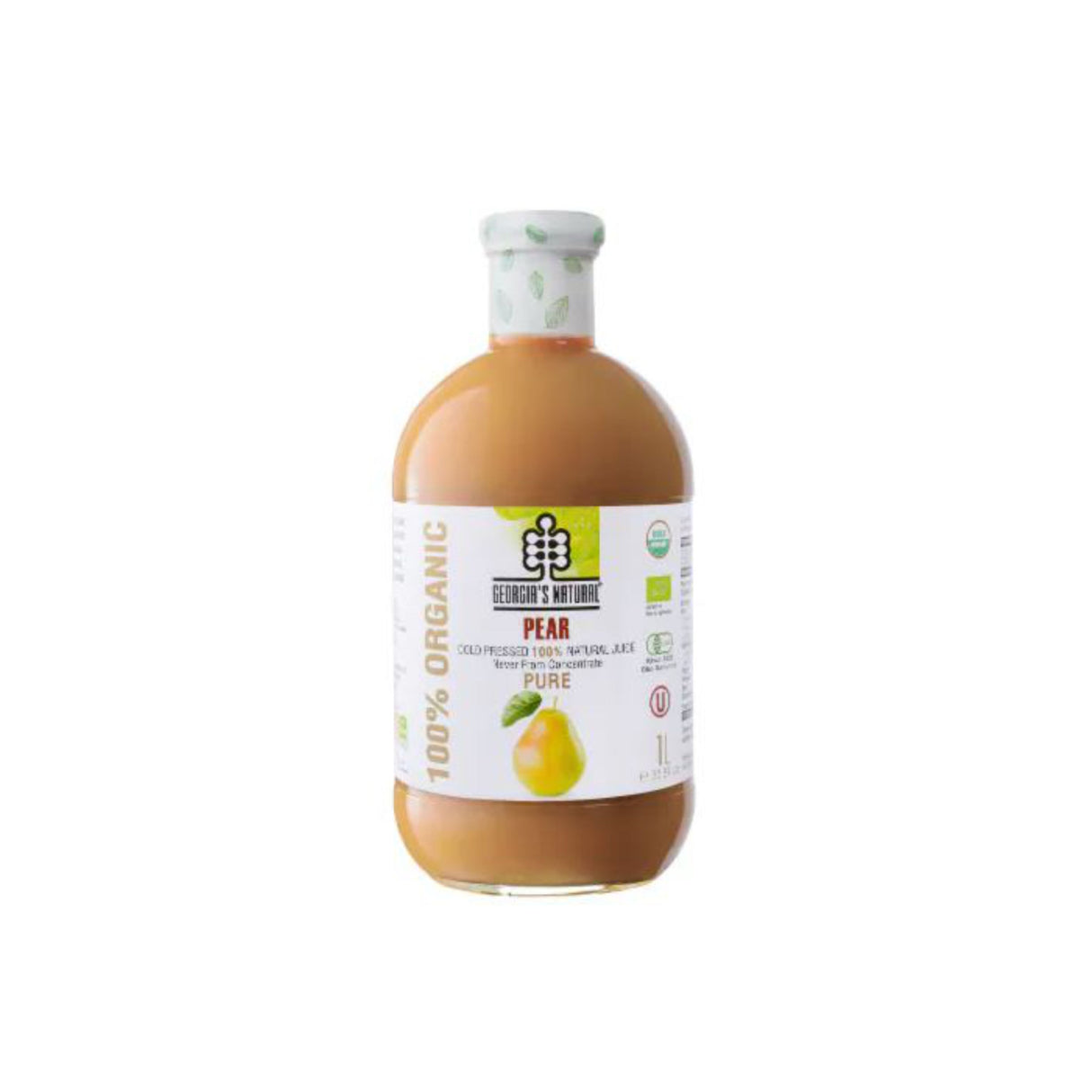 GEORGIA'S NATURAL ORGANIC PEAR JUICE 1LTR