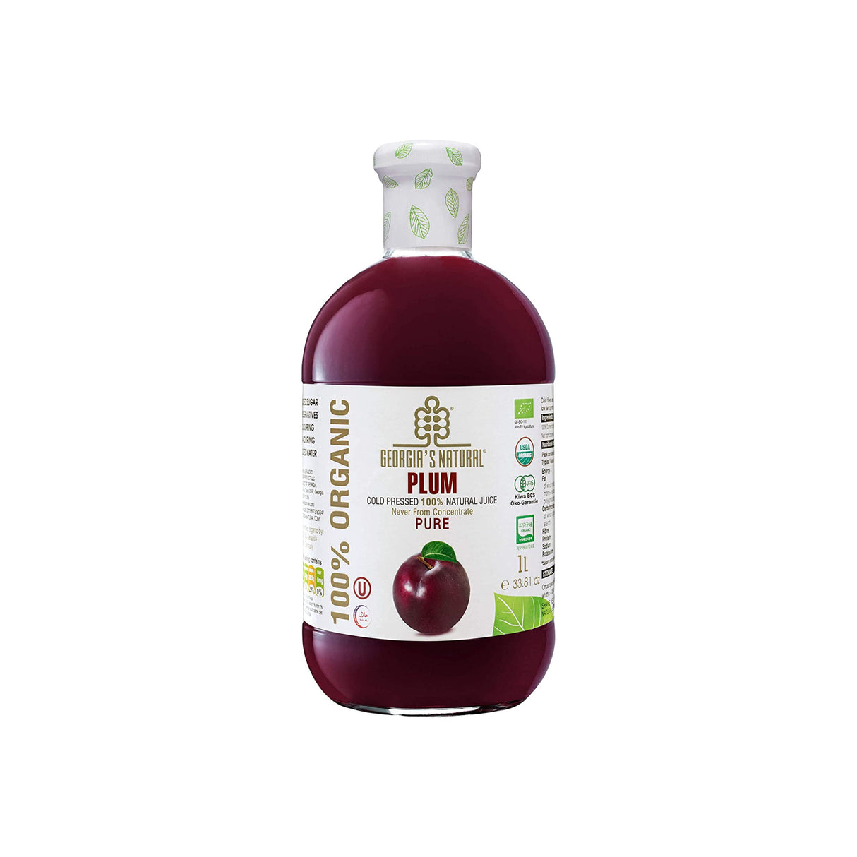 GEORGIA'S NATURAL ORGANIC PLUM JUICE 1LTR