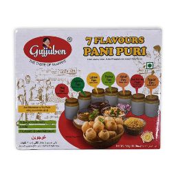 GUJJUBEN 7 FLAVOURS PANI PURI