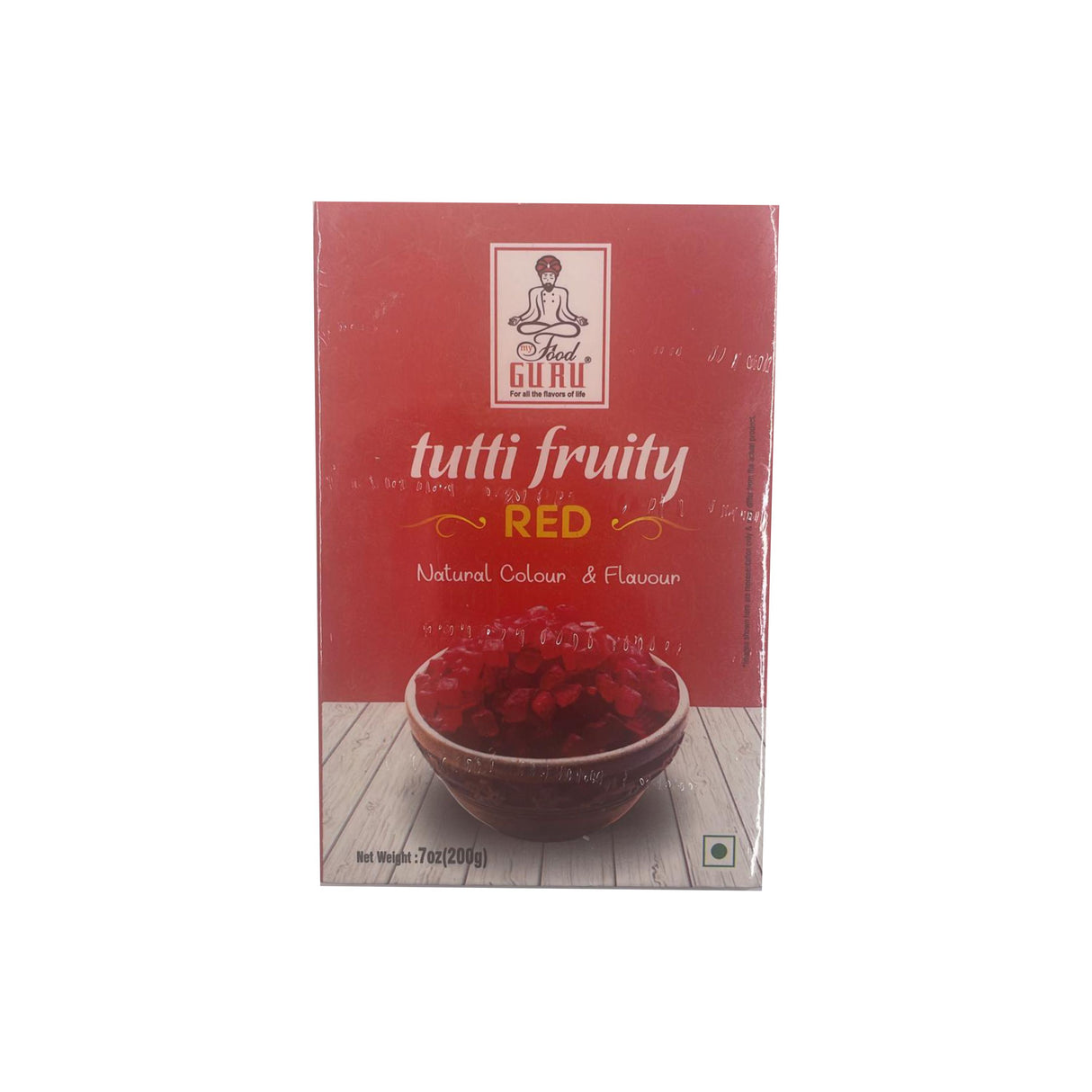 GURU FOODS TUTTI FRUTTI RED (200GM)