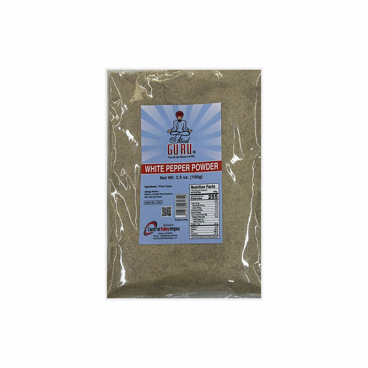 GURU WHITE PEPPER POWDER