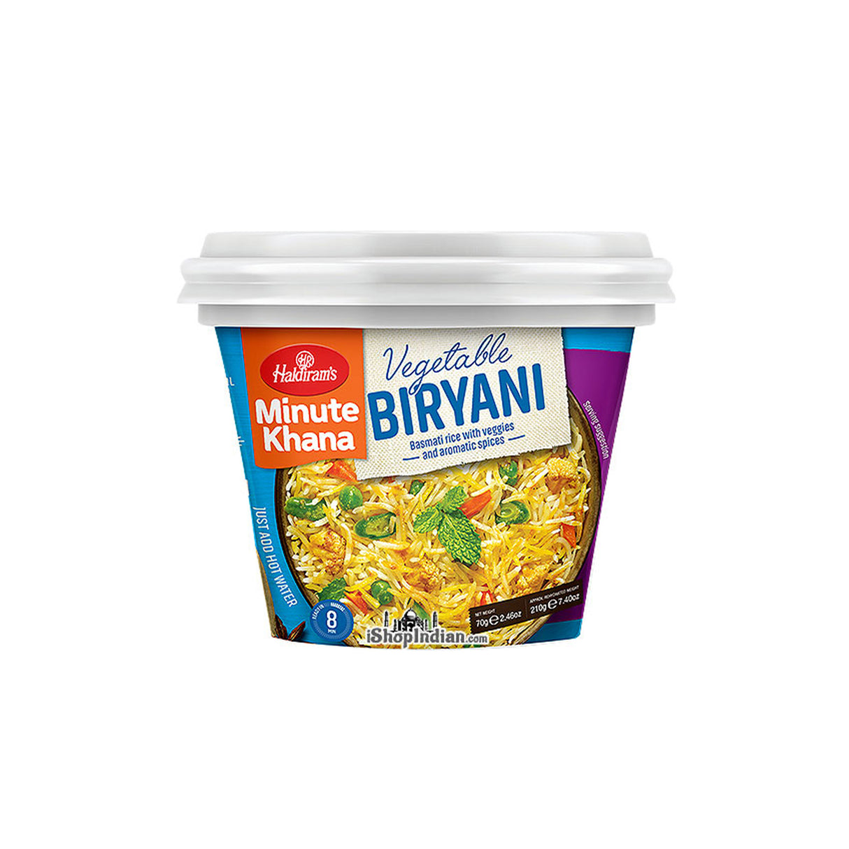 HALDIRAMS MINUTE KHANA VEGEATBLE BIRYANI