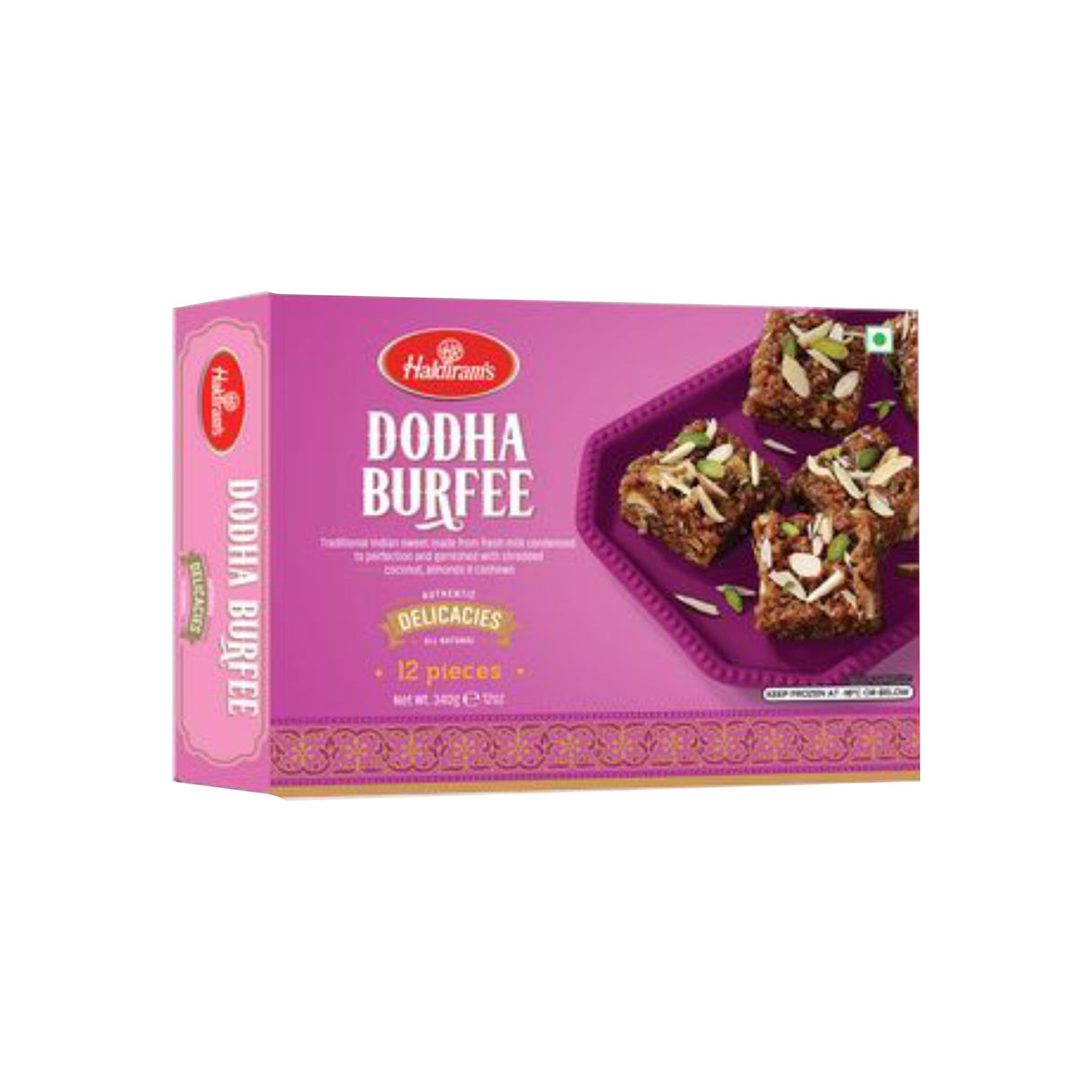 HALDIRAMS DODHA BURFEE 12PCS