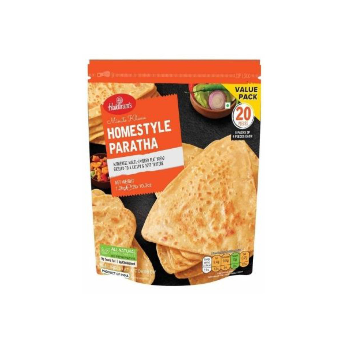 HALDIRAMS MINUTE KHANA HOMESTYLE PARATHA