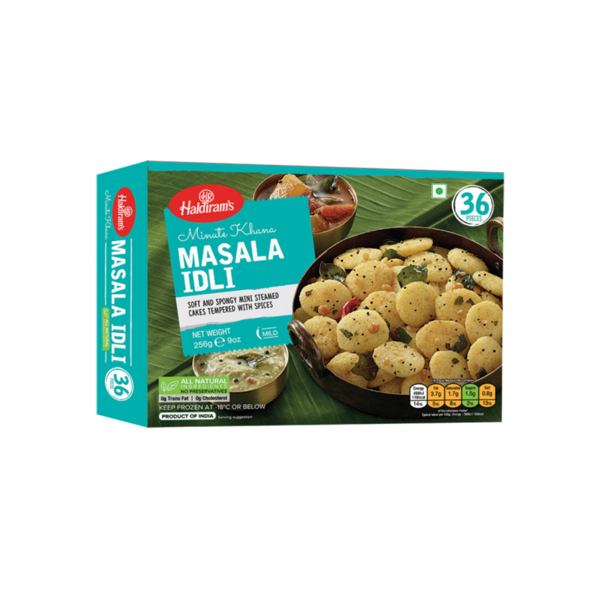 HALDIRAMS MINUTE KHANA MASALA IDLI 36PCS