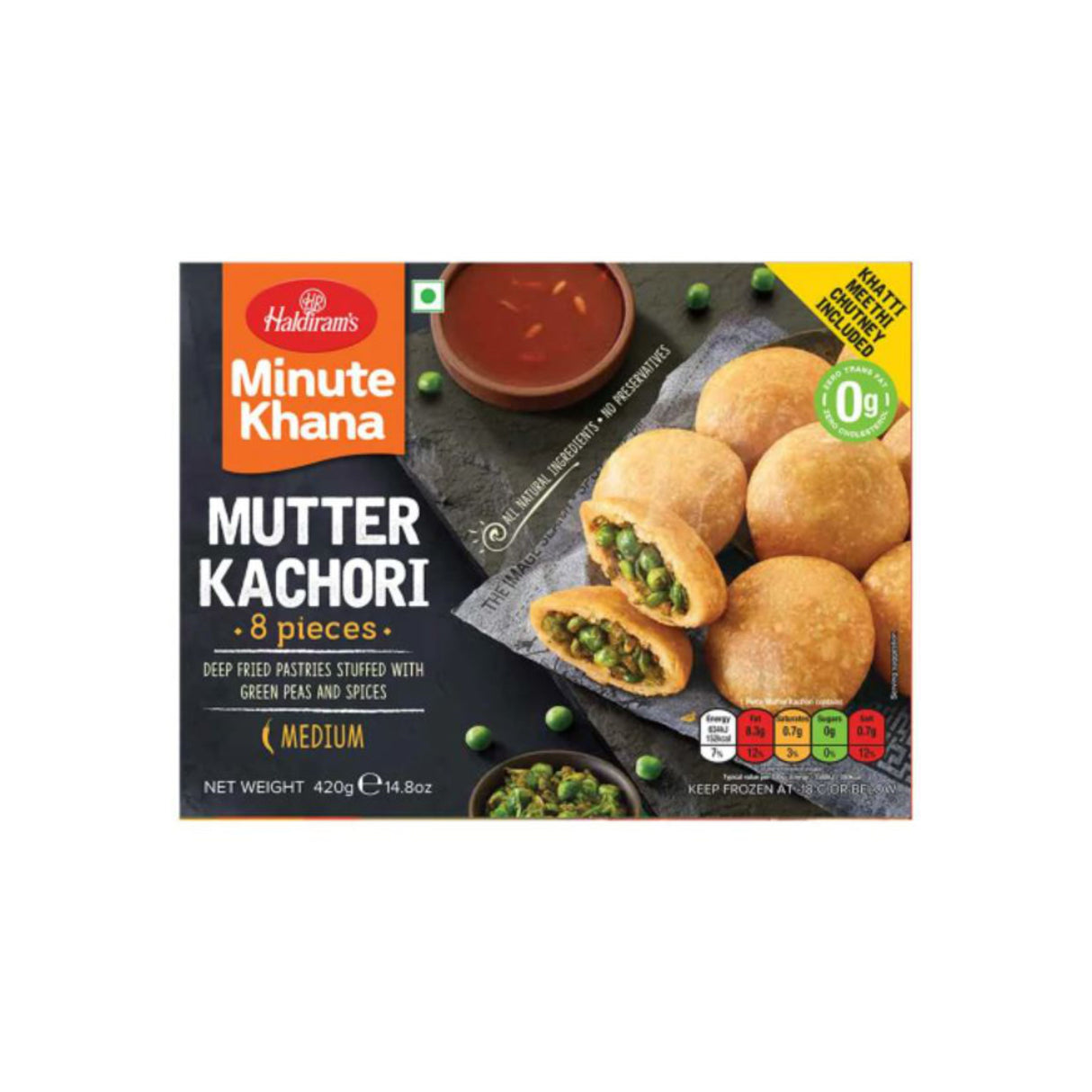 HALDIRAMS MINUTE KHANA MUTTER KACHORI