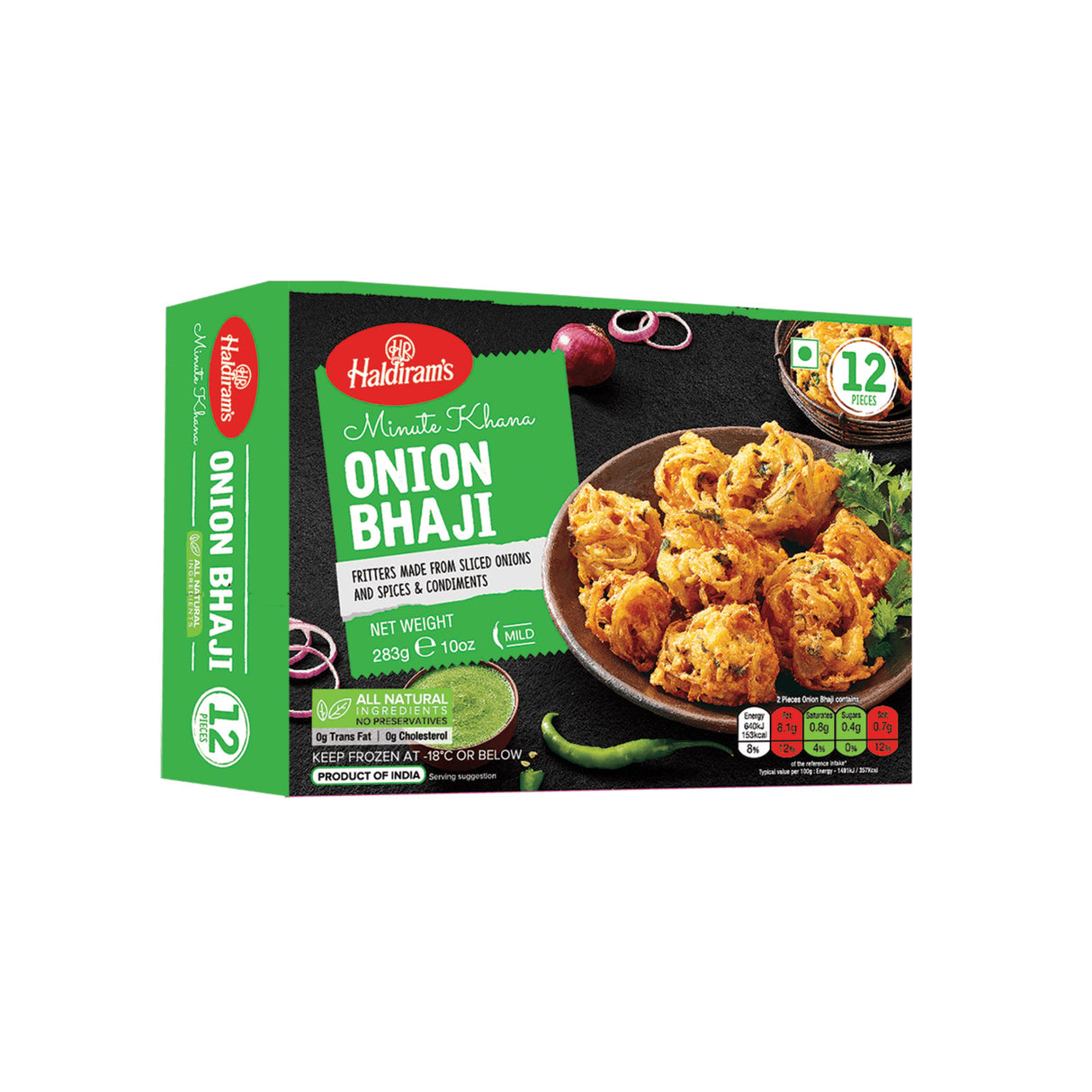 HALDIRAMS MINUTE KHANA ONION BHAJI 12PCS