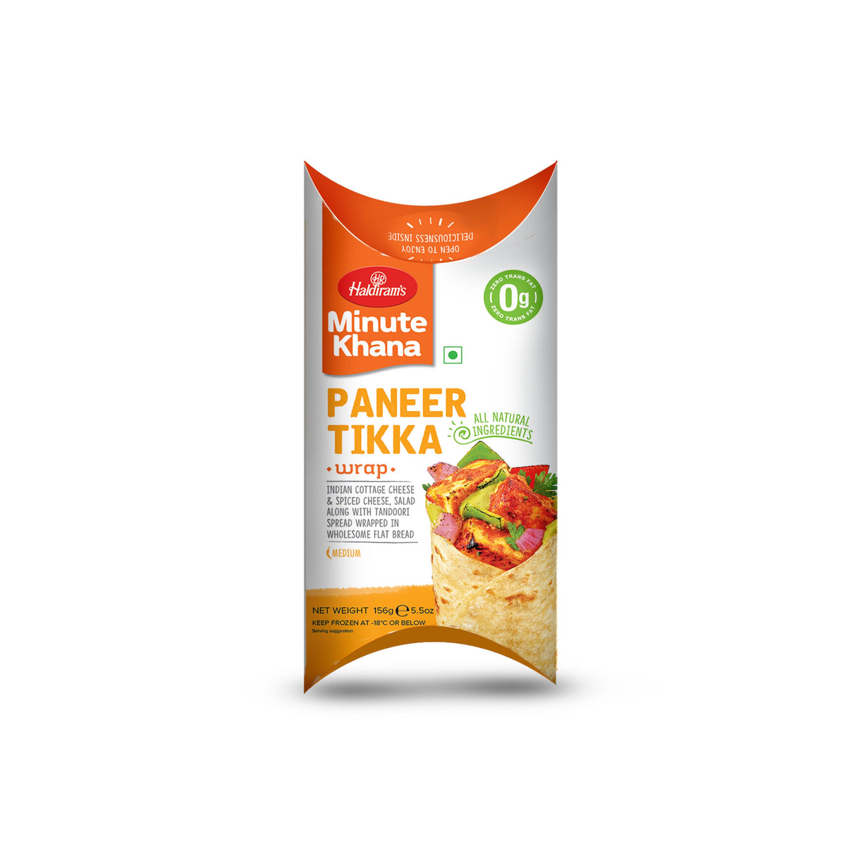 HALDIRAMS MINUTE KHANA PANEER TIKKA WRAP