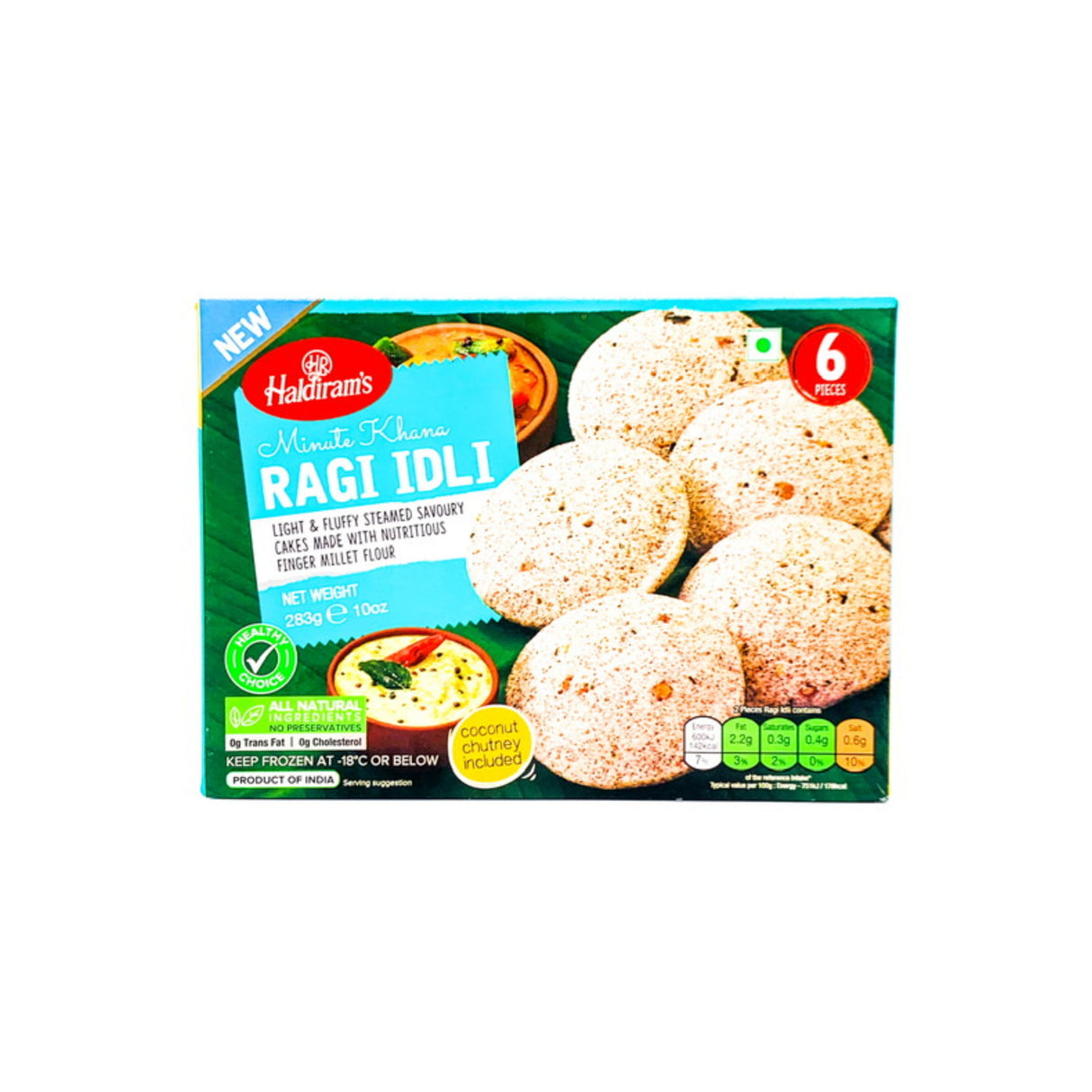 HALDIRAMS MINUTE KHANA RAGI IDLI 283GM