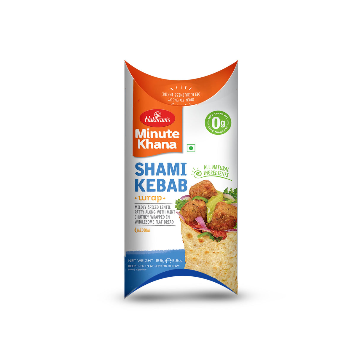 HALDIRAMS MINUTE KHANA SHAMI KEBAB WRAP