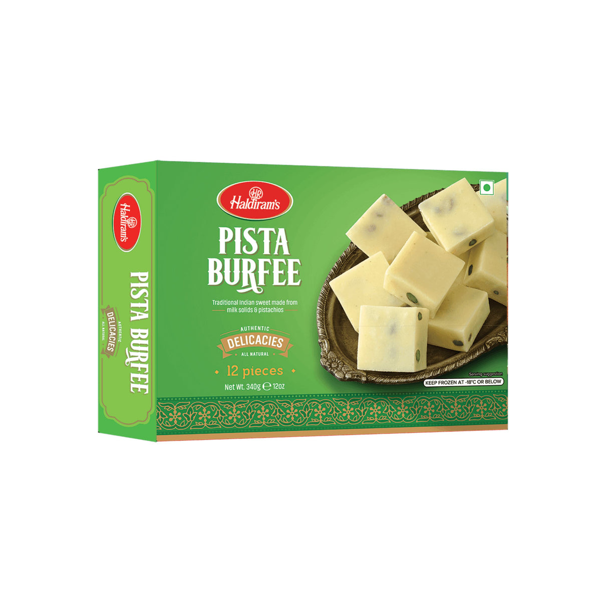 HALDIRAMS PISTA BURFEE 12PCS