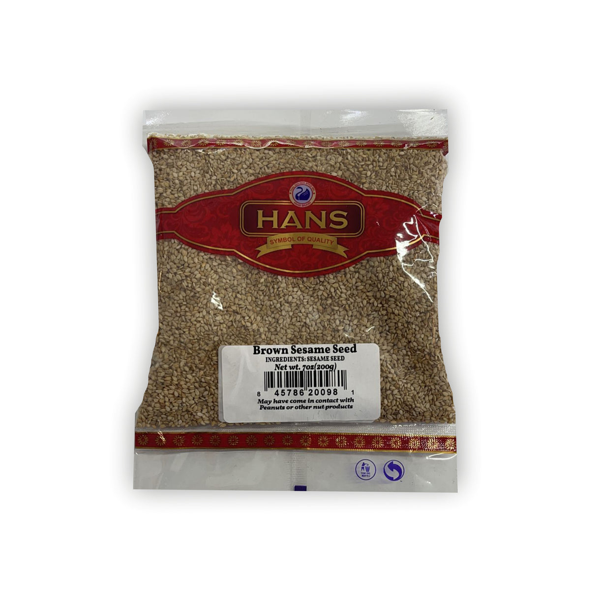 HANS BROWN SESAME SEEDS (200GM)