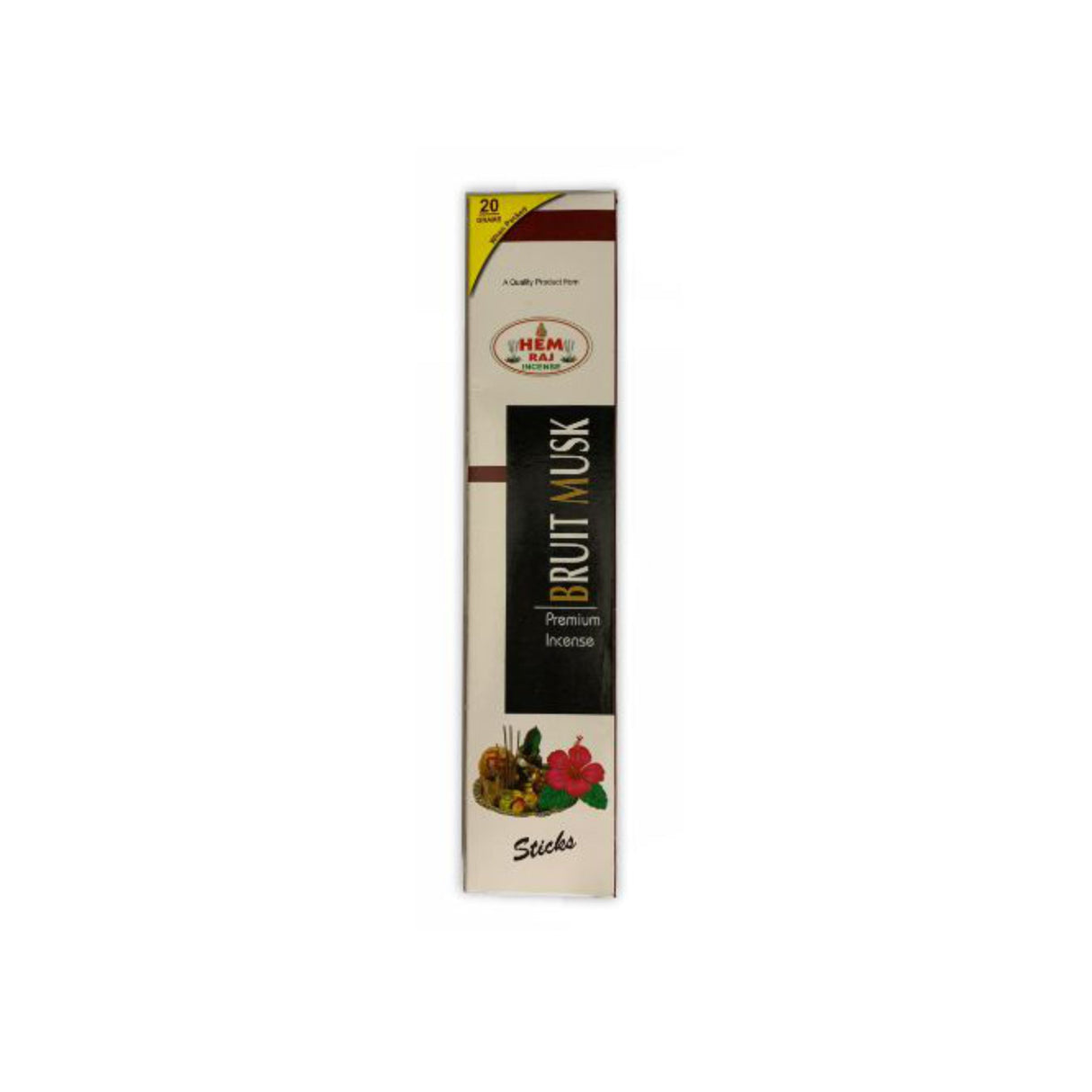 HEM RAJ BRUIT MUSK PREMIUM INCENSE STICKS