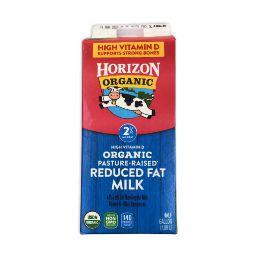 HORIZON ORGANIC PASTURE RAISED REDUCED FAT MILK