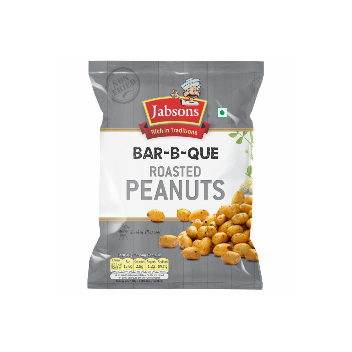 JABSONS BAR-B-QUE ROASTED PEANUTS