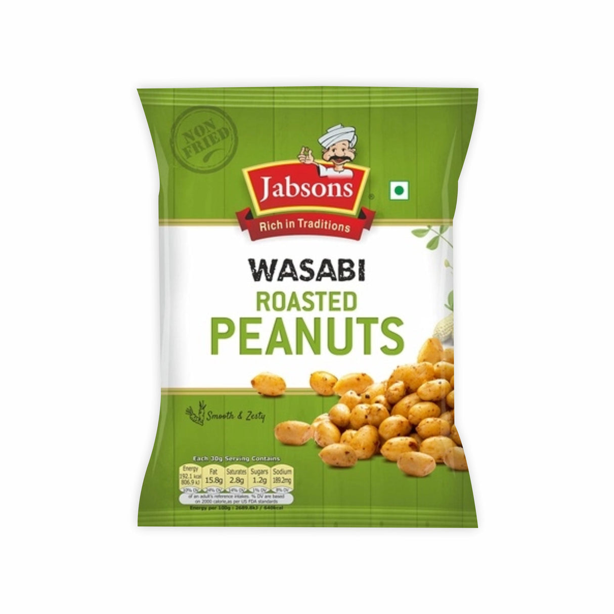 JABSONS ROASTED WASABI PEANUTS