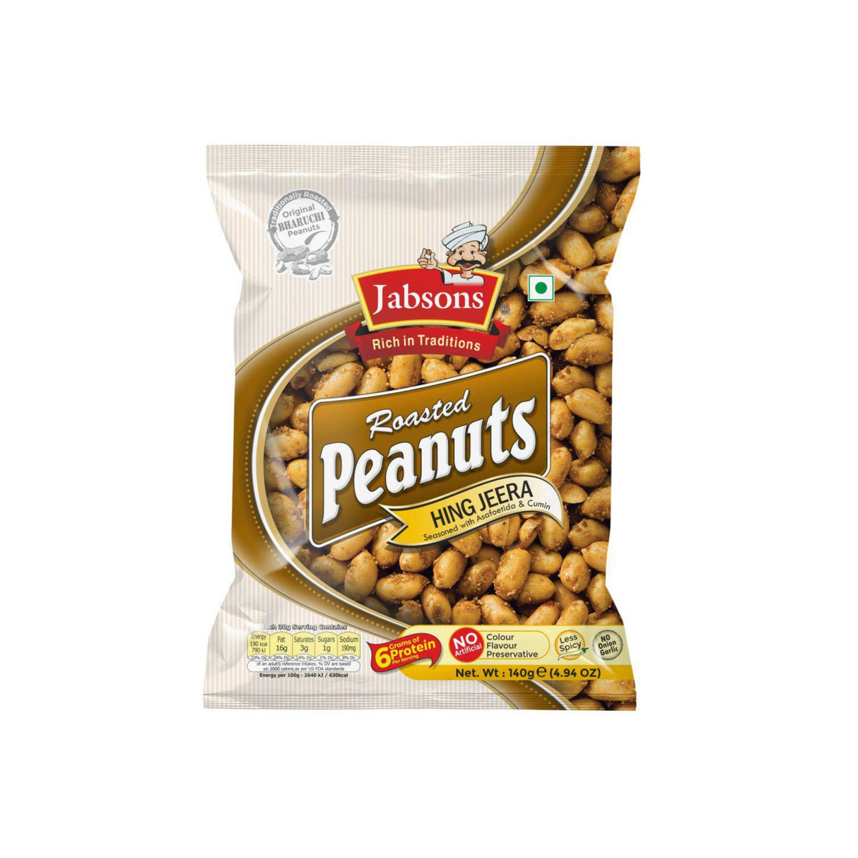 JABSONS ROATED PEANUTS HING JEERA