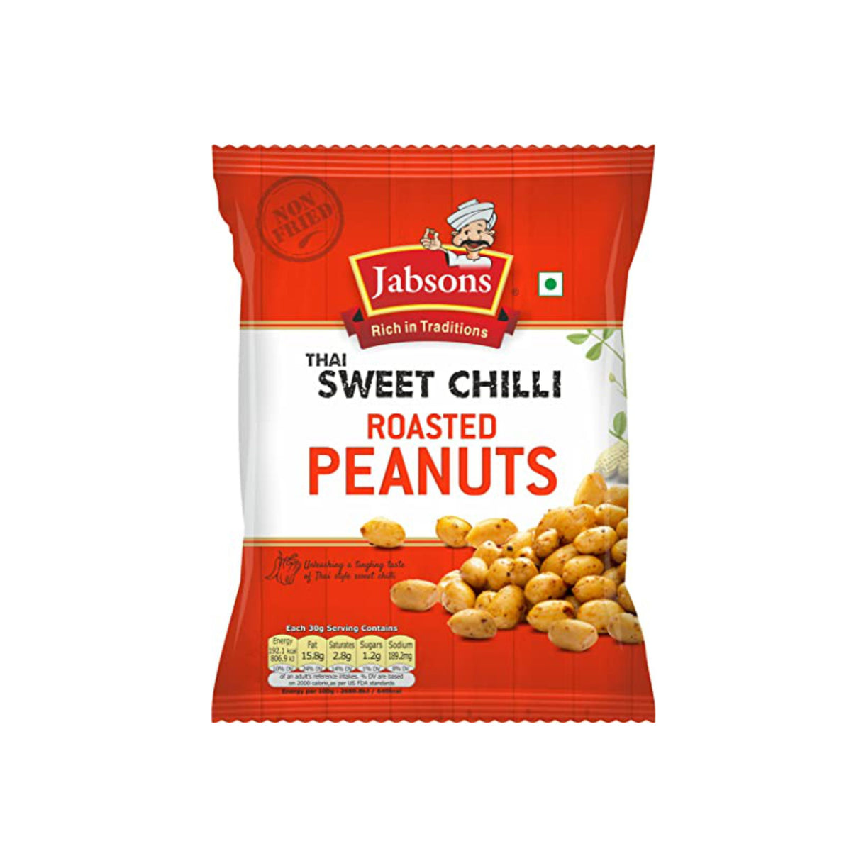 JABSONS THAI SWEET CHILLI ROASTED PEANUTS