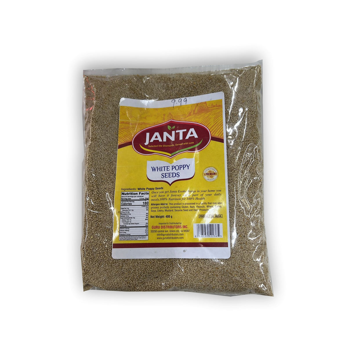 JANTA WHITE POPPY SEEDS