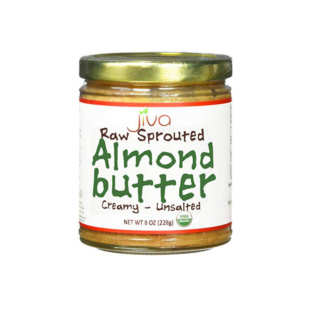 JIVA ORGANICS RAW ALMOND BUTTER