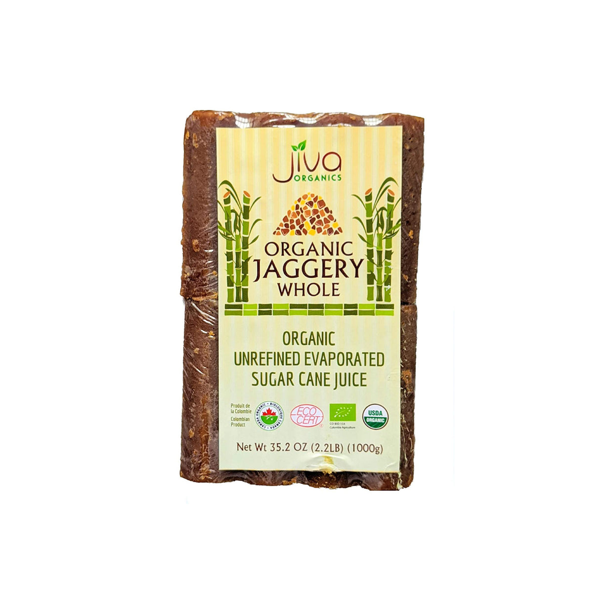 JIVA ORGANICS ORGANIC JAGGERY WHOLE