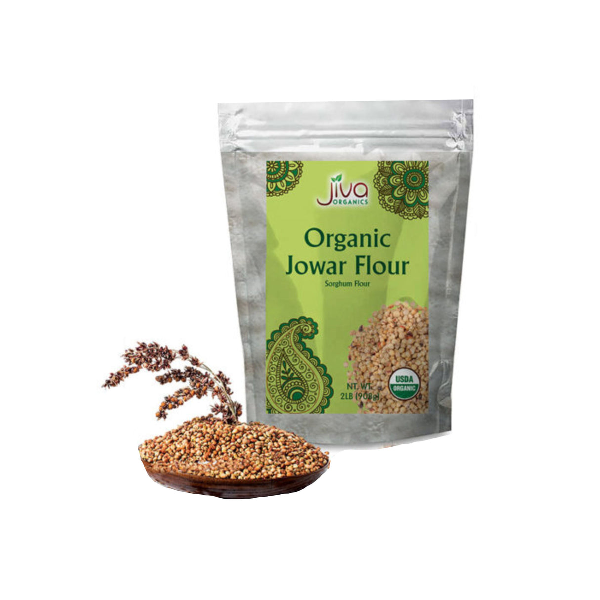 JIVA ORGANICS ORGANIC JOWAR FLOUR (SORGHUM FLOUR)