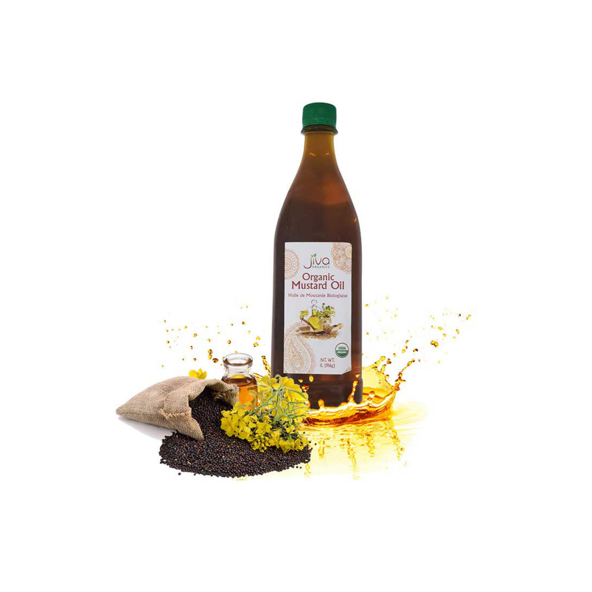 JIVA ORGANICS ORGANIC MUSTARD OIL