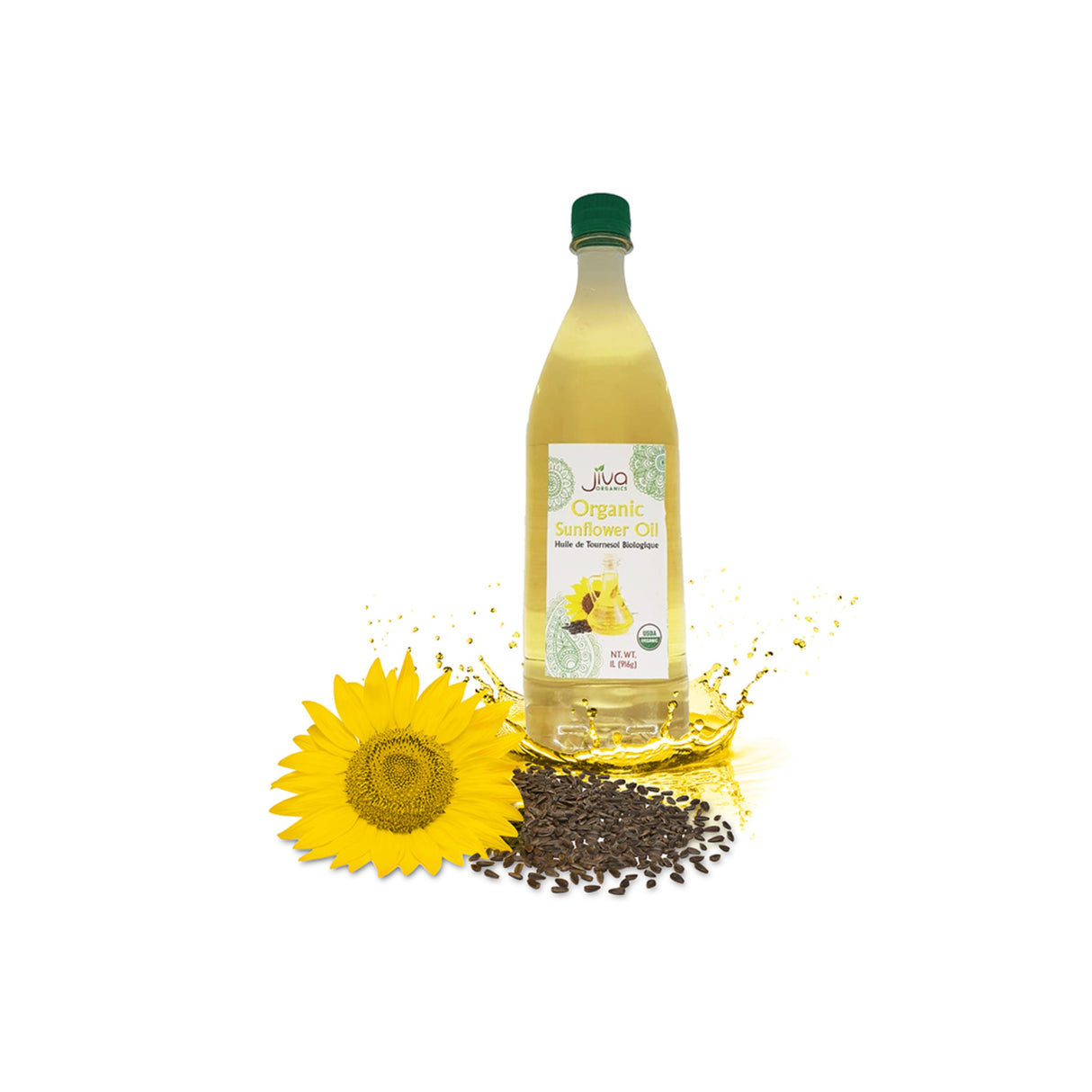 JIVA ORGANICS ORGANIC SUNFLOWER OIL 1LTR