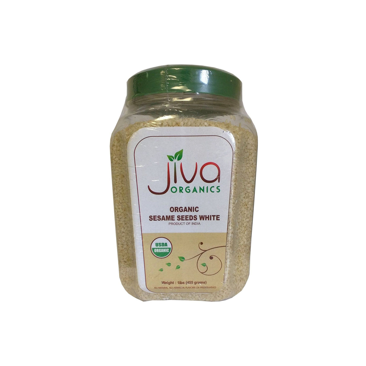 JIVA ORGANICS ORGANIC WHITE SESAME SEEDS