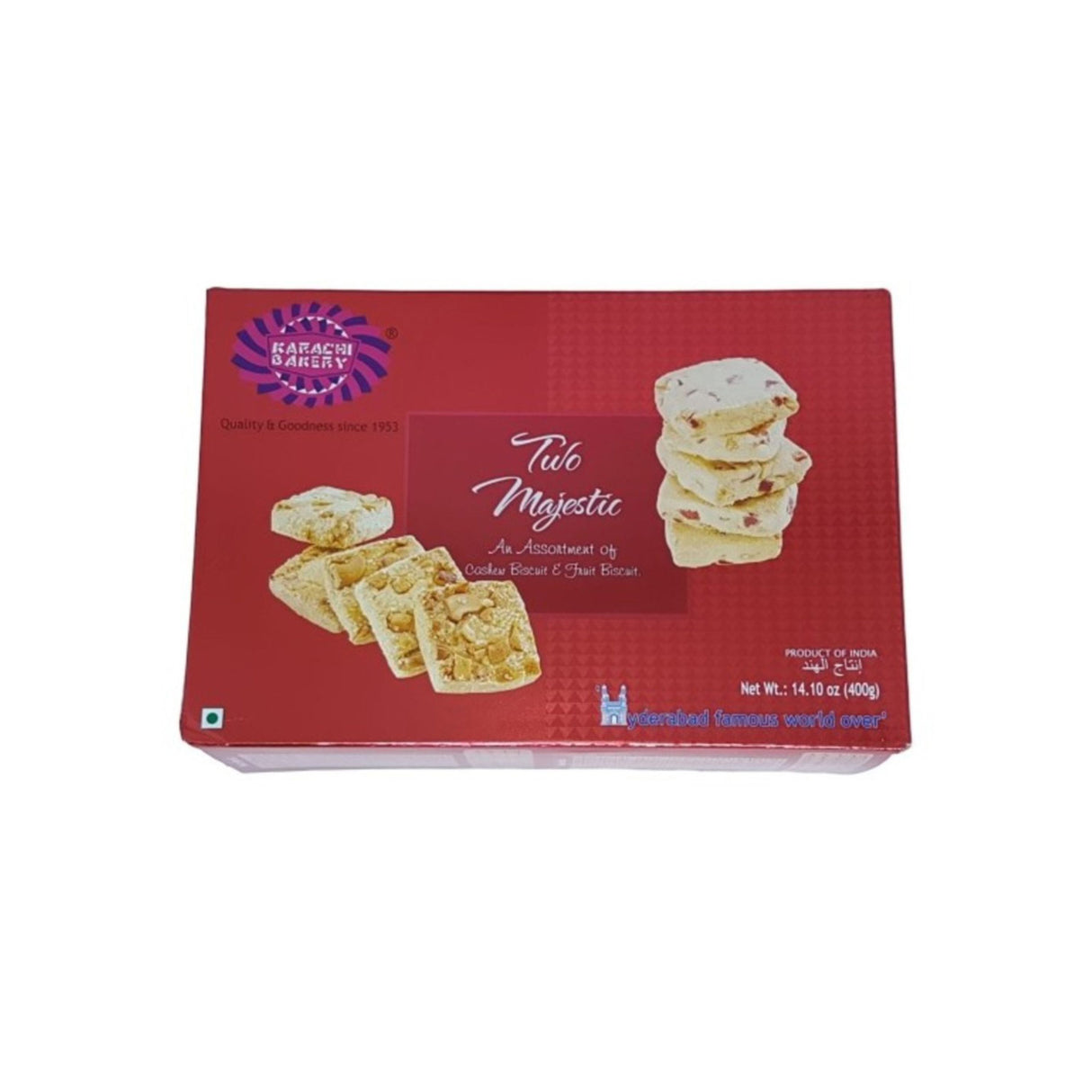 KARACHI BAKERS TWO MAJESTIC (CASHEW BISCUIT & FRUIT BISCUIT)