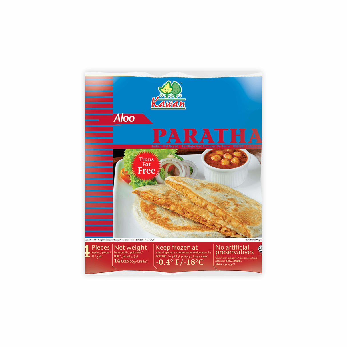 KAWAN ALOO PARATHA 4 PCS