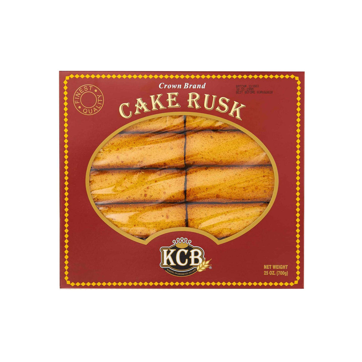 KCB CAKE RUSK 700GM