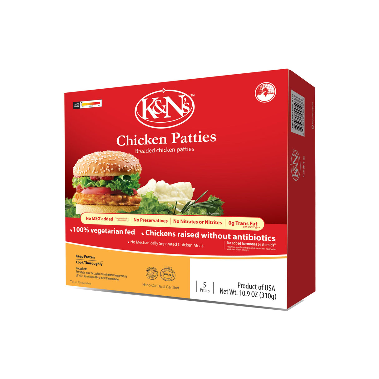 K&N CHICKEN PATTIES 9PCS