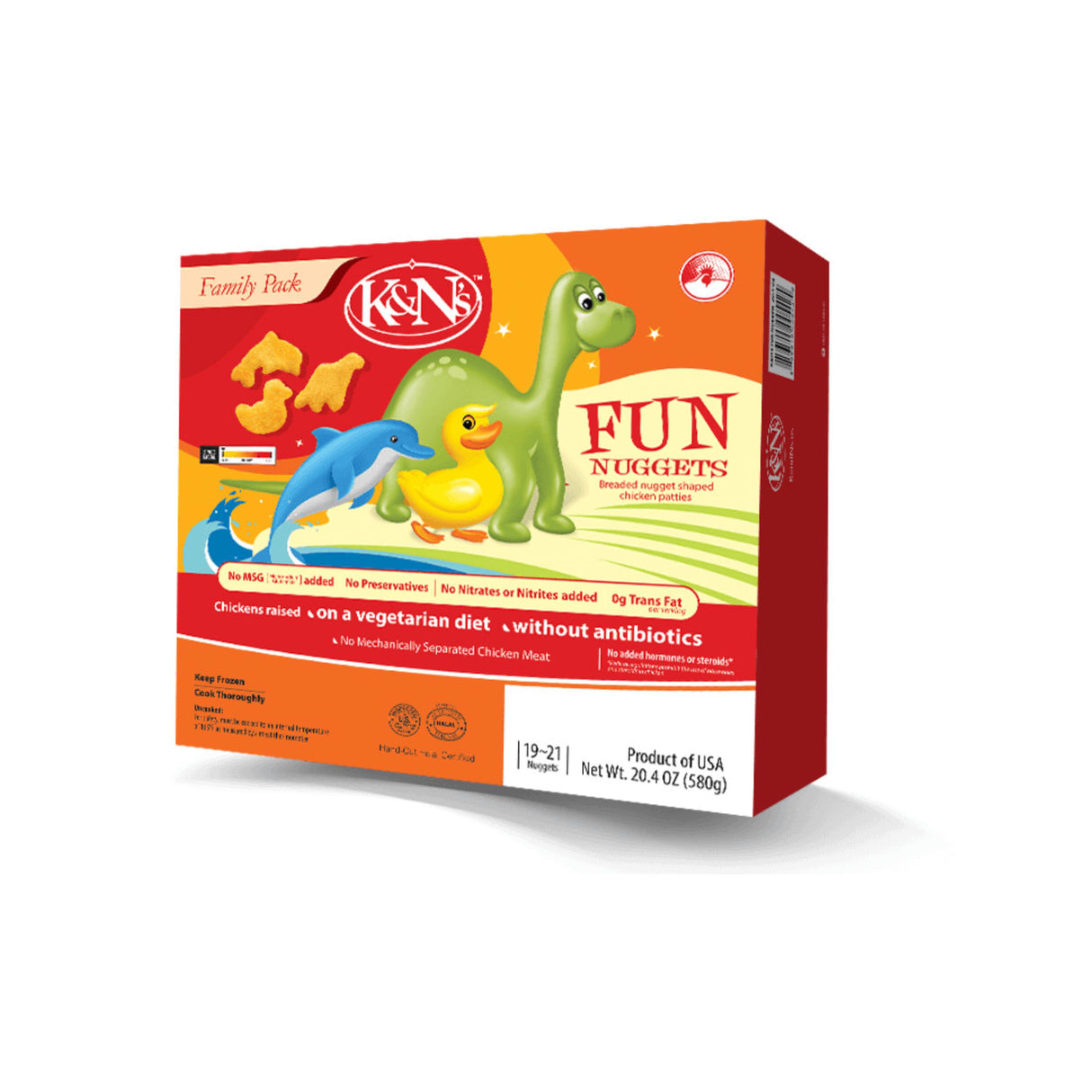 K&N FUN NUGGETS CHICKEN PATTIES