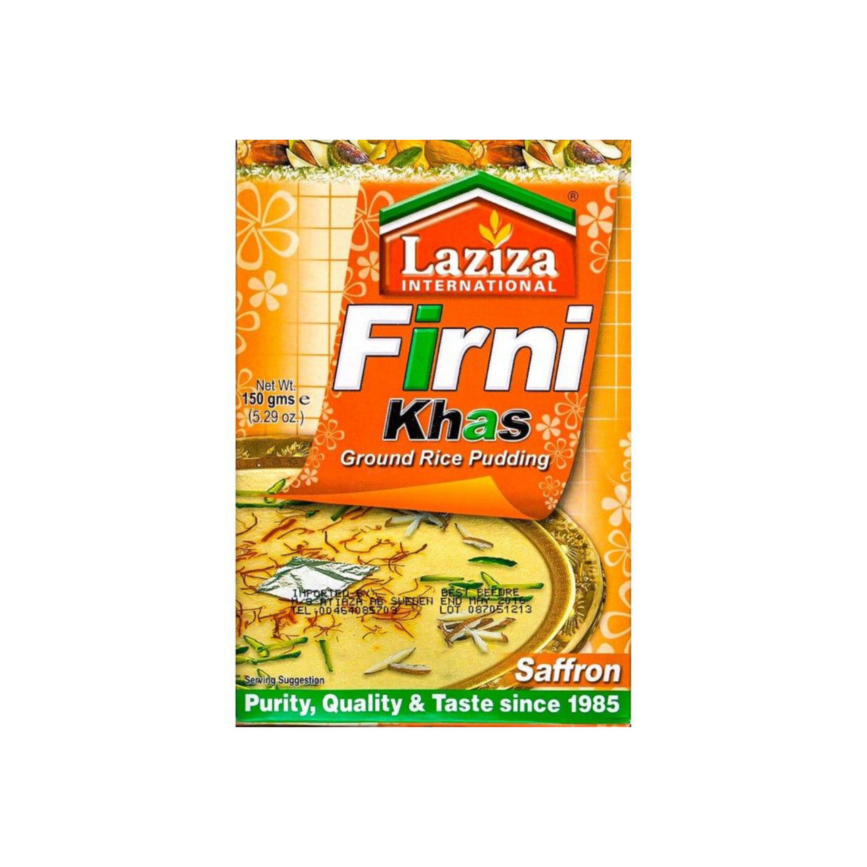 LAZIZA SAFFRON FIRNI KHAS