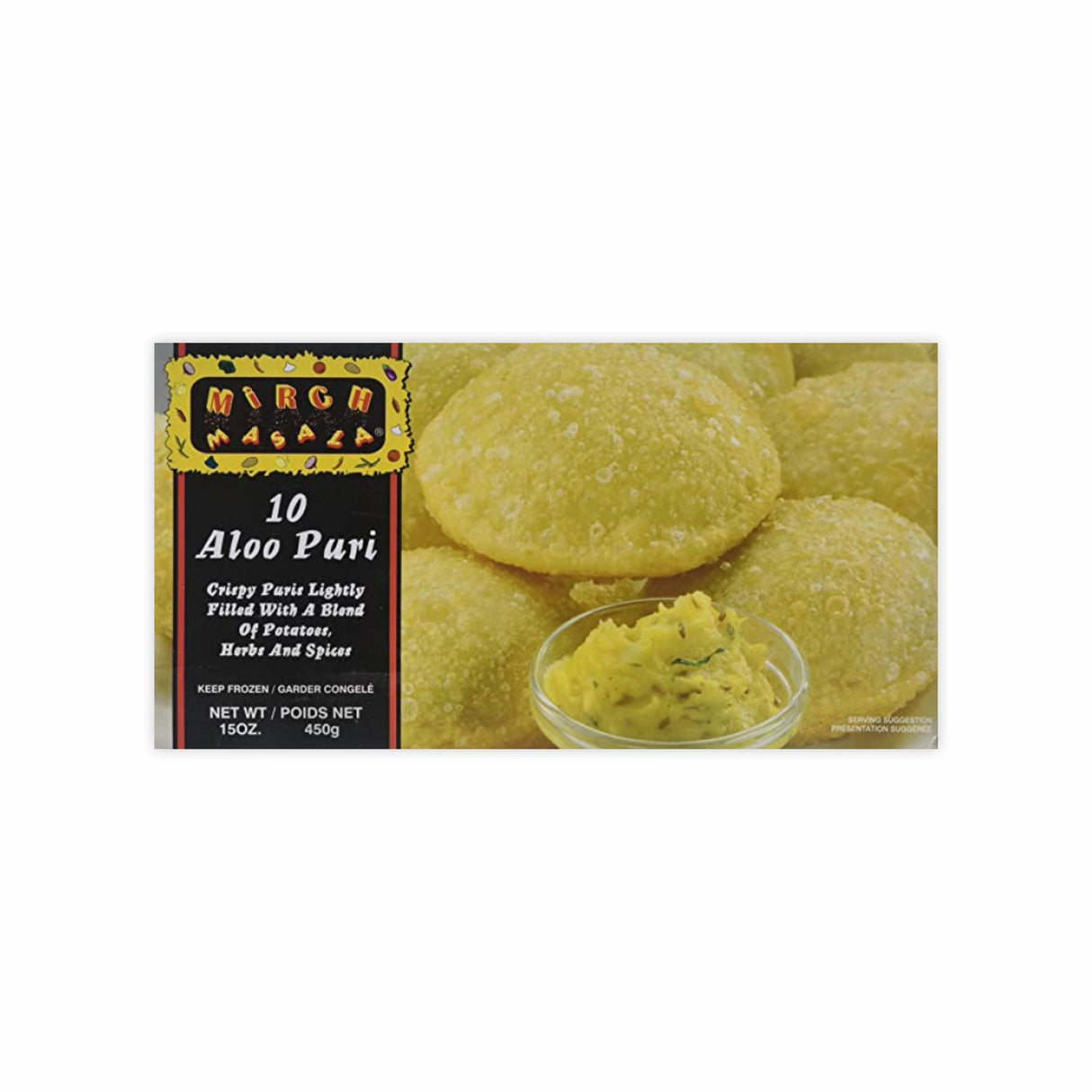 MIRCH MASALA ALOO PURI 10PCS