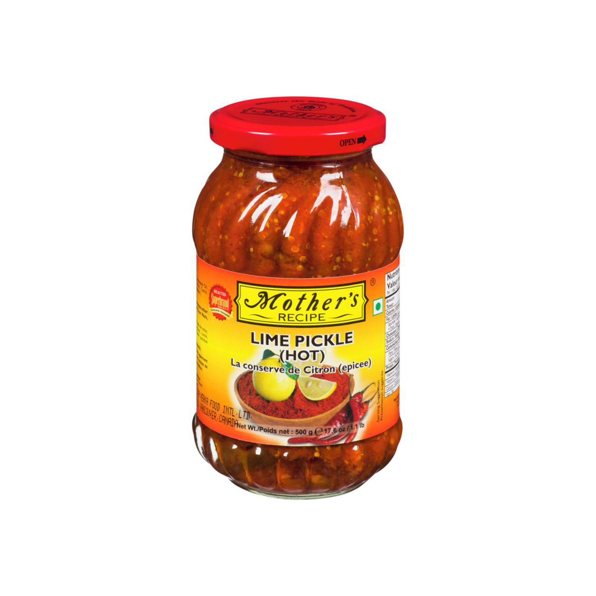 MOTHER'S LIME PICKLE (HOT)