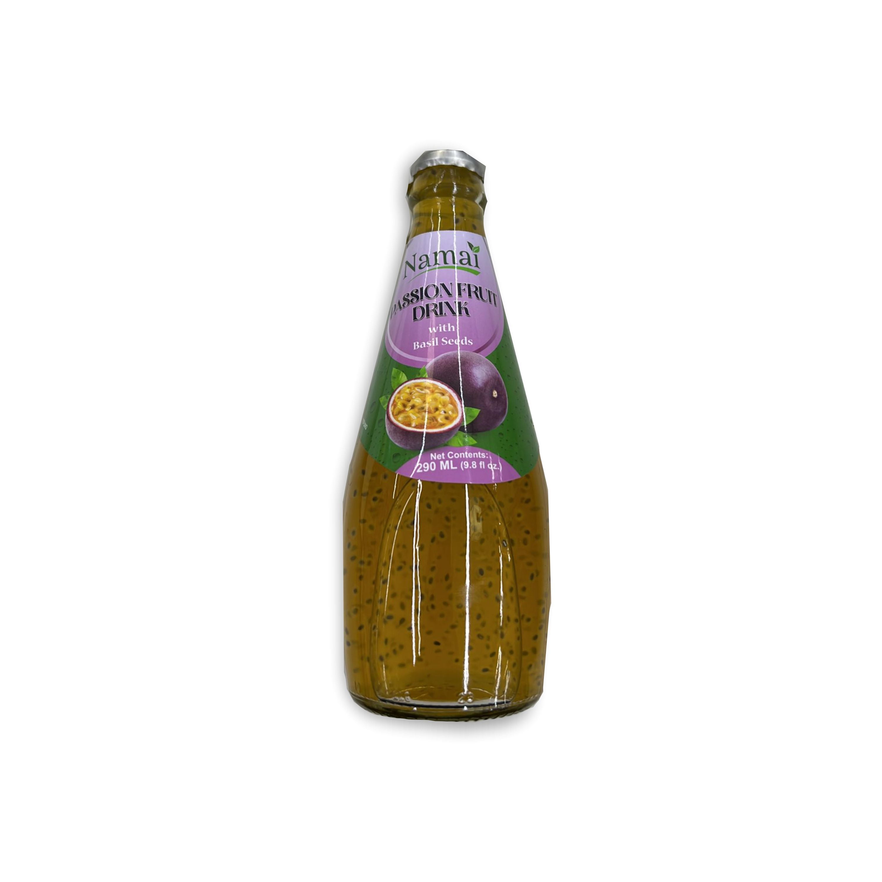 NAMAI PASSION FRUIT DRINK WITH BASIL SEEDS 290ML New Indian