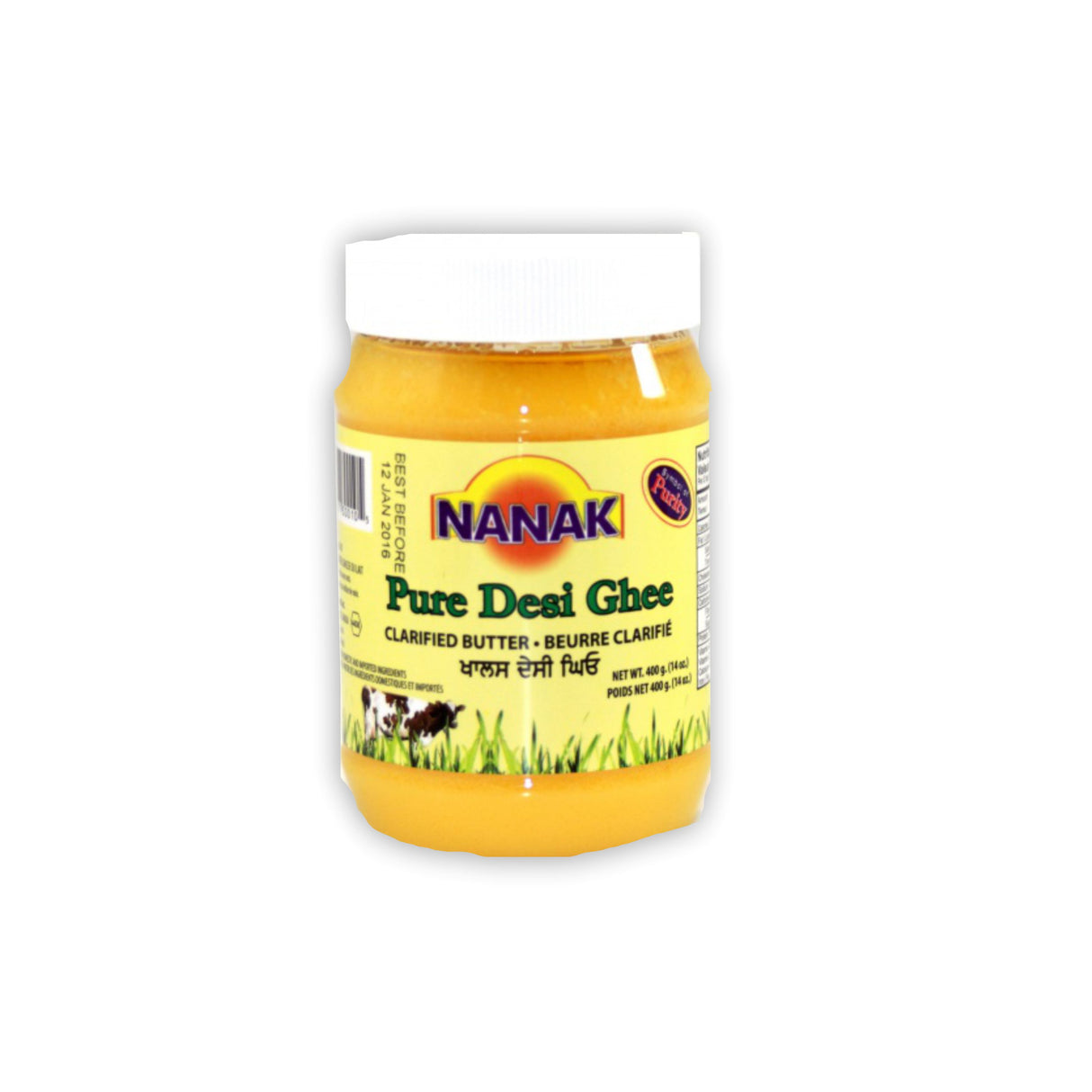 NANAK GRASS FED GHEE CLARIFIED BUTTER