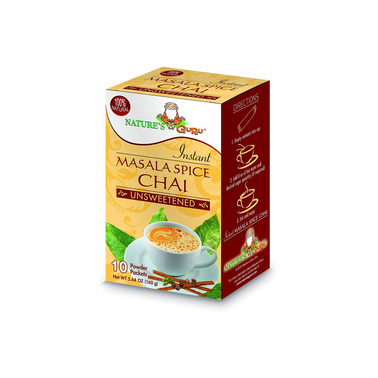 NATURE'S GURU INSTANT MASALA SPICE CHAI SWEETENED