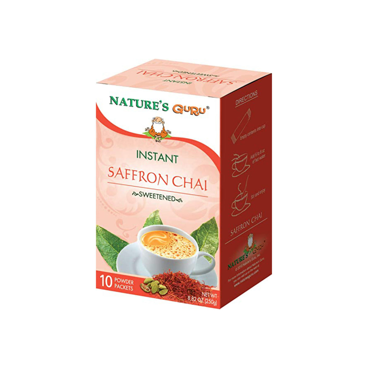 NATURE'S GURU INSTANT SAFFRON CHAI SWEETENED