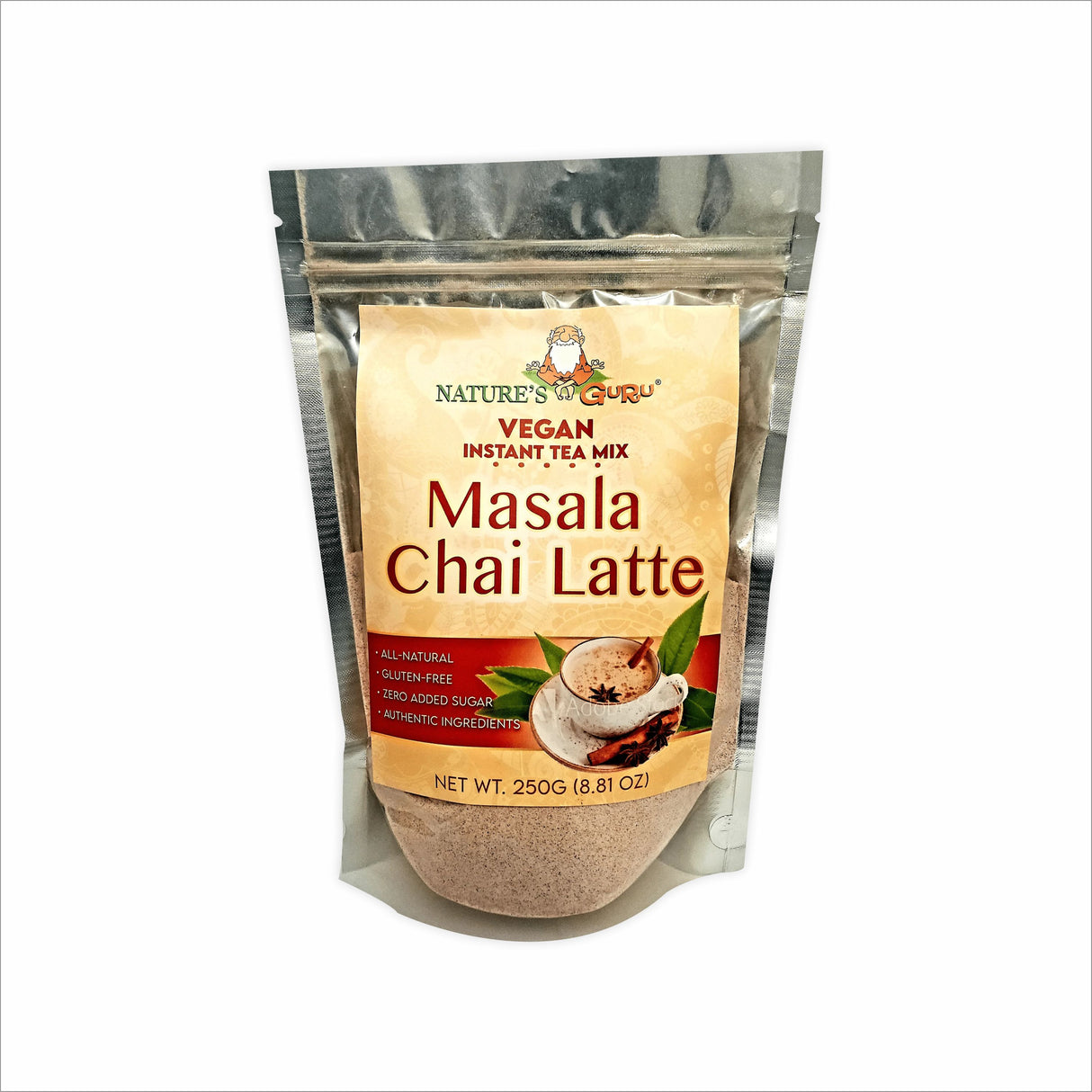 NATURE'S GURU VEGAN INSTANT TEA MIX MASALA CHAI LATTE