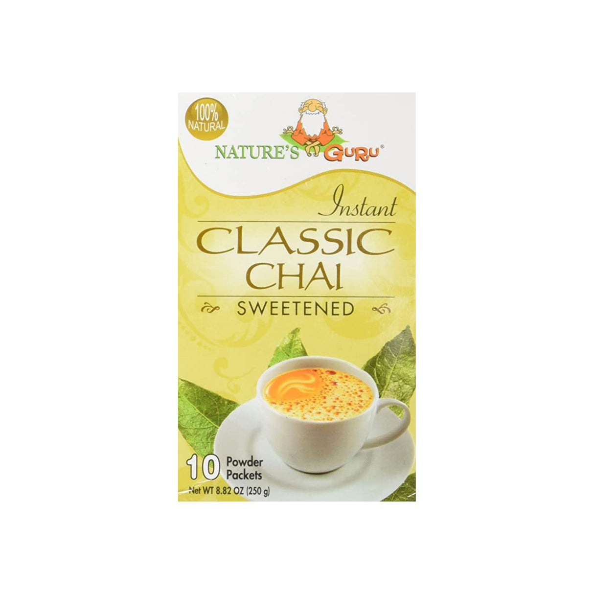 NATURE'S GURU INSTANT VANILLA CHAI SWEETENED